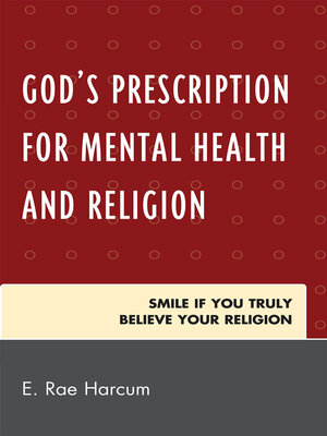 cover image of God's Prescription for Mental Health and Religion